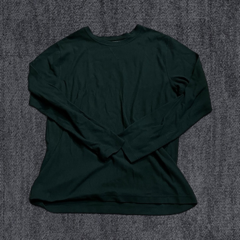Vintage Eddie Bauer Longsleeve Thermal Tee Forest Green Men’s L